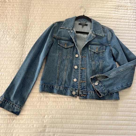 Hudson Classic Trucker Denim Jacket – Size S/M – Medium Blue Tahoe – Like New - Picture 4 of 11